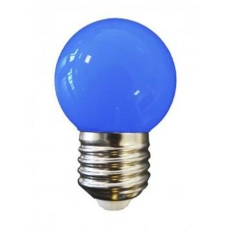 AMPOULE COULEUR LED BLEUE E27