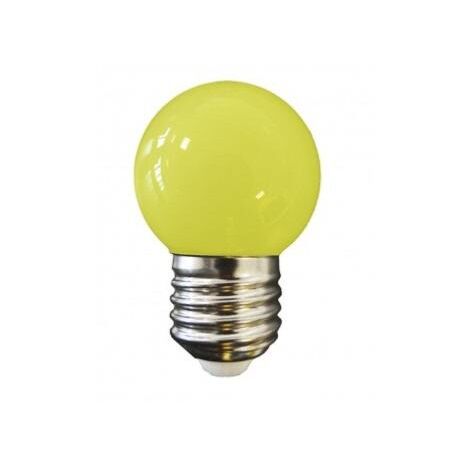 AMPOULE COULEUR LED JAUNE E27