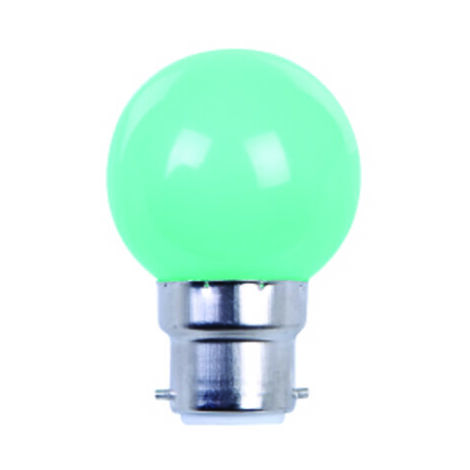 AMPOULE COULEUR LED VERTE B22