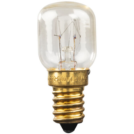 AMPOULE DE FOUR, 25W, RÉSISTANT JUSQU'À 300°, E14, FORME AMP., TRANSP. XAVAX