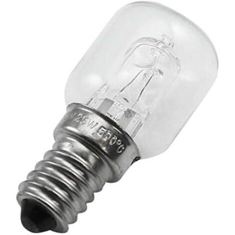 Ampoule de Four Ampoule halogène E14 résistante aux hautes températures, 500 degrés, 25 W, pour four