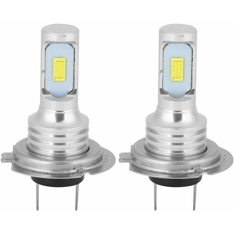 Lucky-88 - Ampoule de phare antibrouillard, 2pcs 80W 6000K universel H7 led voiture antibrouillard lampe blanc dc 12-24V