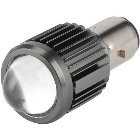Ampoule de phare LED BA20D pour moto, feux de route/croisement