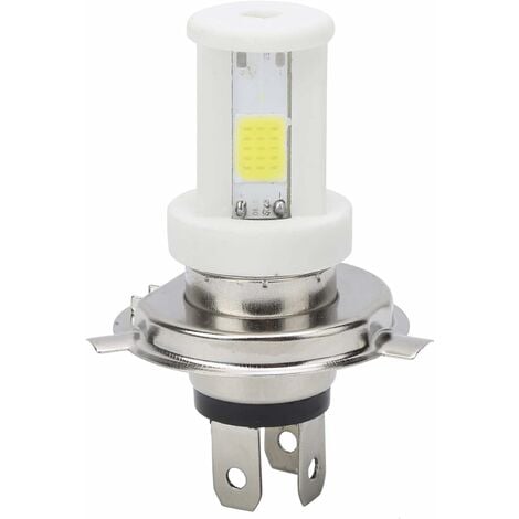 LTONXEN Ampoule H4 LED, 6500K Blanc pour Voiture de 12V-24V Hi/Lo