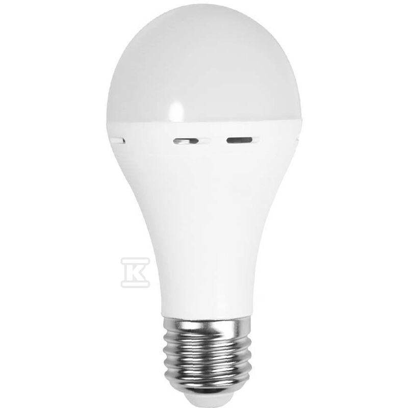 Ampoule de secours led A70 9W E27 4000K batterie 3,7V VT-509-7010 - V-tac