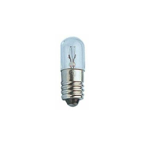 5 Ampoules Tubulaires 10x28 24V 4,3W – Culot E10, Lot De 5, Générique