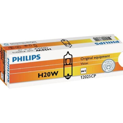 Ampoule de signalisation et d'habitacles H20W Philips