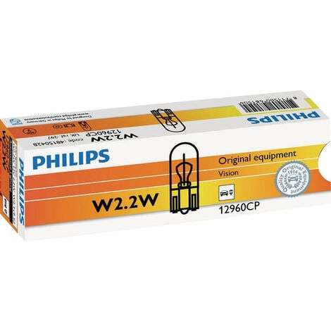 Ampoule de signalisation et d'habitacles W2, 2W Philips