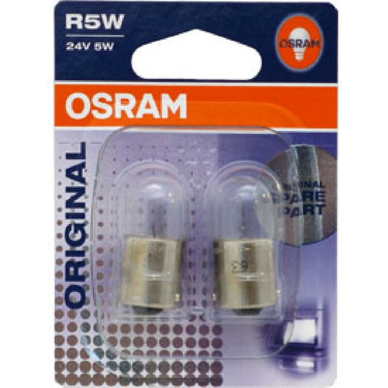 Osram - 2 ampoules R5W 24V 5W Original x10