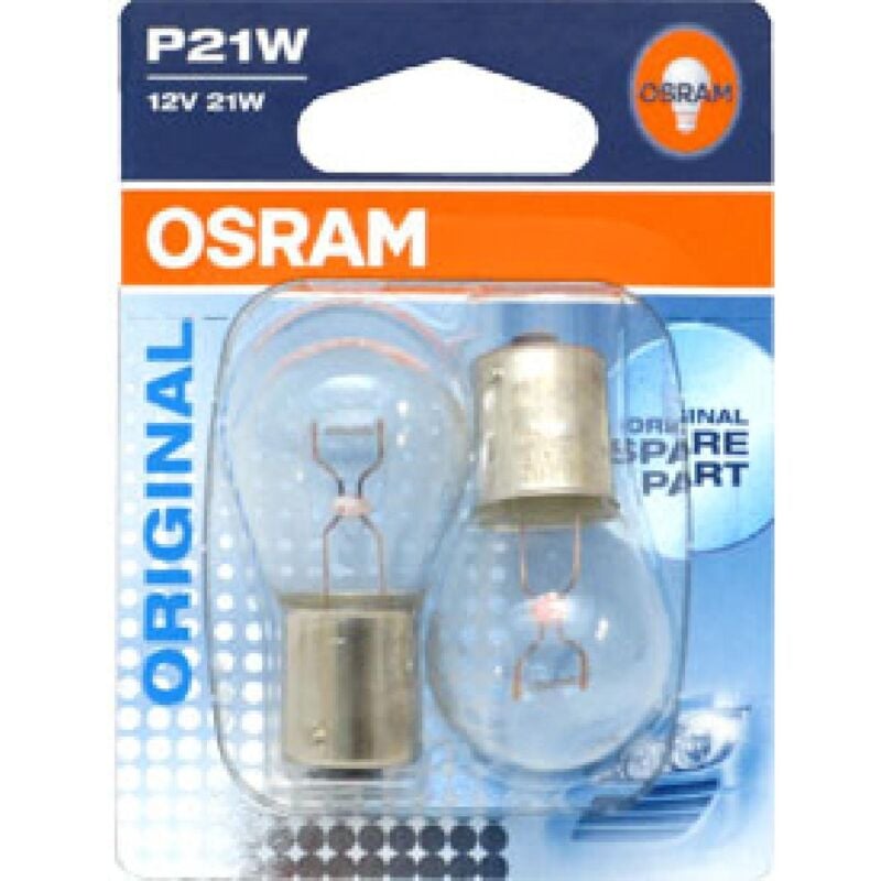 2 ampoules P21W 12V 21W Original x10
