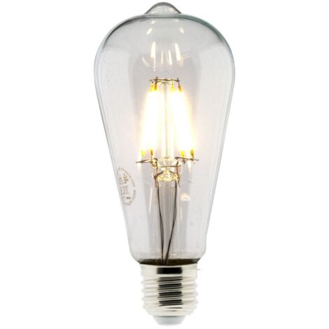 Ampoule Déco filament LED ST64 4W E27 470lm 2700K (blanc chaud)