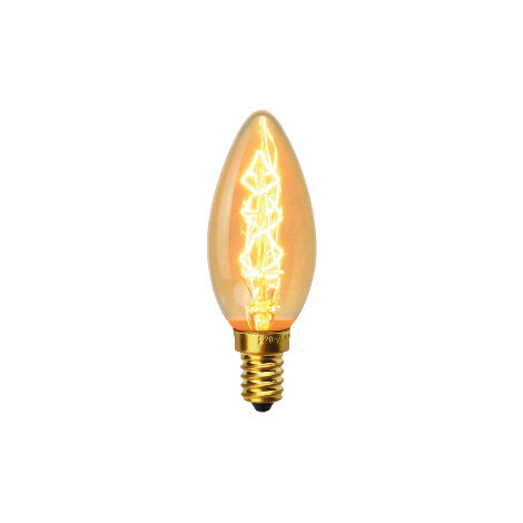 Ampoule décoart vintage flamme C35 40W E14 2350K - 2350K blanc chaud