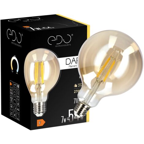 Ampoule décorative à filament DARI LED 7W E27 2700K 710lm EDO777635 EDO Solutions