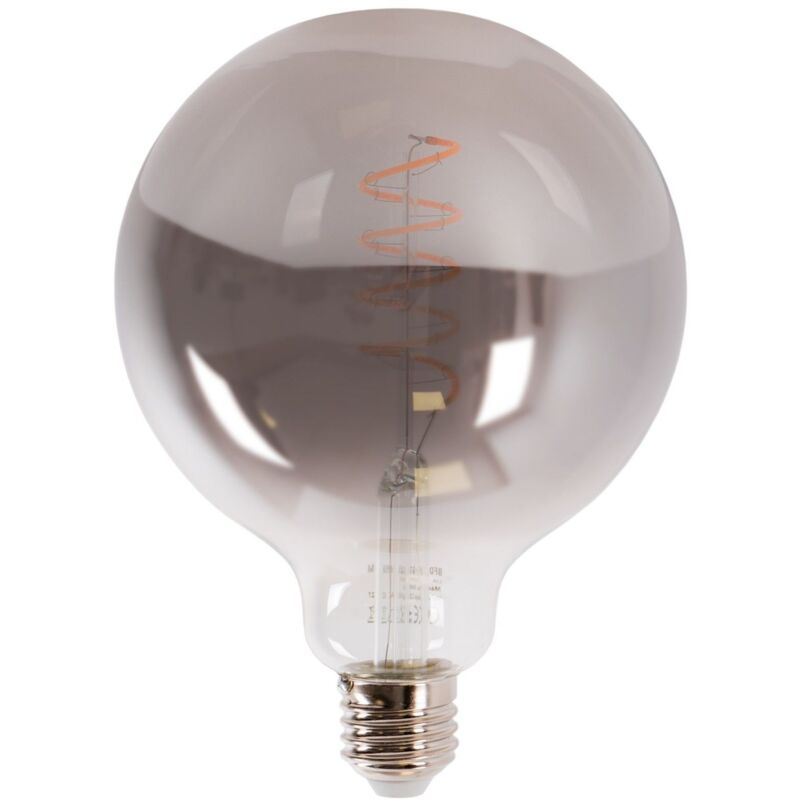 Ampoule décorative fumée à filament 'Smoky' E27 G125 - 4W - Ampoule décorative fumée à filament 'Smoky' E27 G125 - 4W -