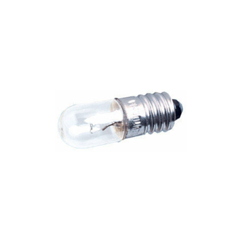 Electro Dh - Paquet de 100 pcs Ampoules à filament fileté E10 6 v 0'1 a . 12.350/6/0.1 8430552020997