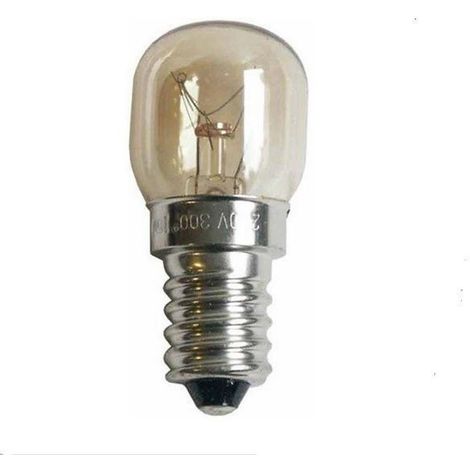 Ampoule E14 15W pour réfrigérateur Brandt - De Dietrich - Vedette - Thomson - Faure - Candy - Hoover - Sauter