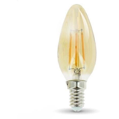 Ampoule E14 4W Eq 40Watts ambrée