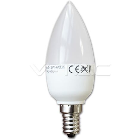 Ampoule E14 6W 3000K 470Lm à LED BOUGIE AJUSTABLE