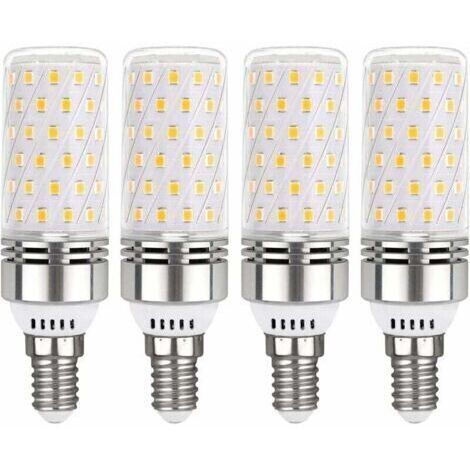 Ampoule E14 LED 12W Blanc Froid 6000K, 1450LM, Équivalent Halogène E14 100W, 360° Lumiere, AC 220V, Ampoule E14 LED pour Éclairage Intérieur, non-dimmable, lot de 4