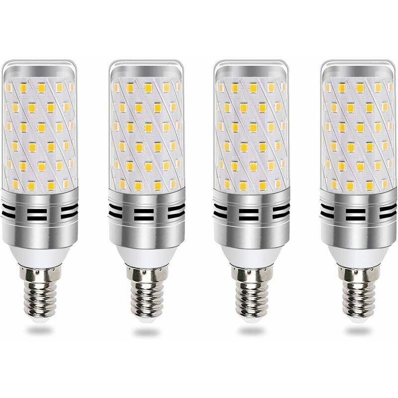 Ampoule E14 Mais LED 16W Blanc Froid 6000K, Équivalent Halogène E14 100W 120W, 1600LM, 360° Lumiere, AC 175-265V, Ampoule E14 Bougie LED pour