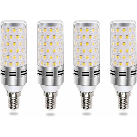 Ampoule E14 Mais LED 16W Blanc Froid 6000K, Équivalent Halogène E14, 360° Lumiere, (6000K）, Ampoule E14 Bougie LED pour Lus