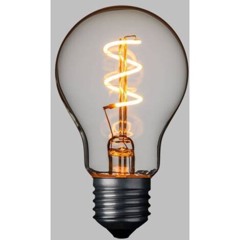 Ampoule E27 36V goccia spiral Ø60mm blanc chaud