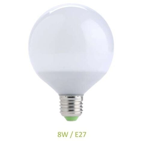 Ampoule LED 8W Dimmable globe opaline E27 - Ideal Lux
