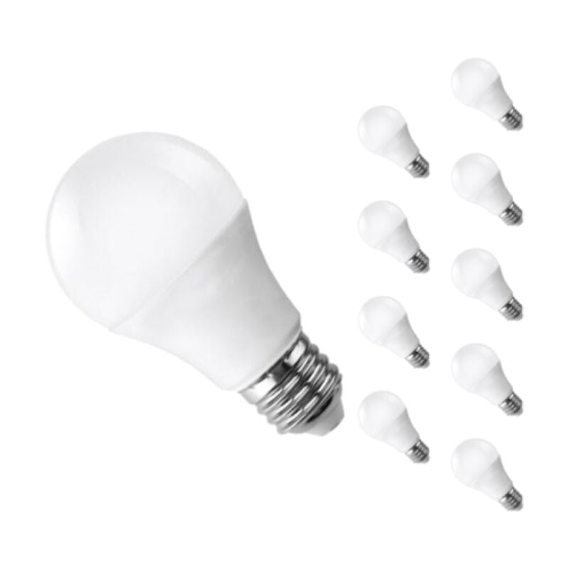 Ampoule led E27 18W 220V A70 (Pack de 10) - Blanc Neutre 4000K - 5500K Silamp