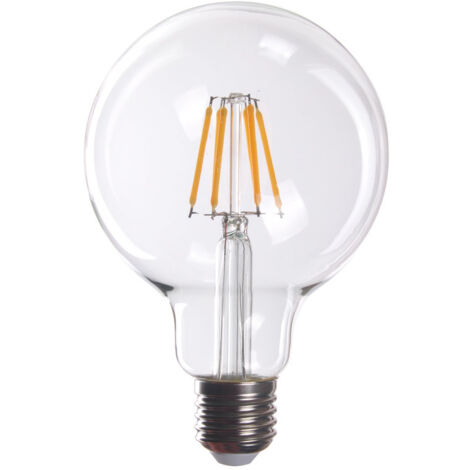 Ampoule E27 LED à incandescence, 4 W (remplace 40 W), ampoule rétro idéale pour éclairage nostalgique et rétro, blanc chaud
