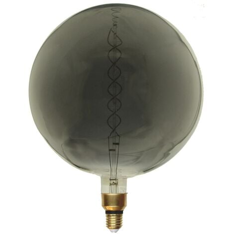 Ampoule E27 LED Filament Dimmable 8W G300 Globe XXL SMOKE - Blanc Chaud 2300K - 3500K