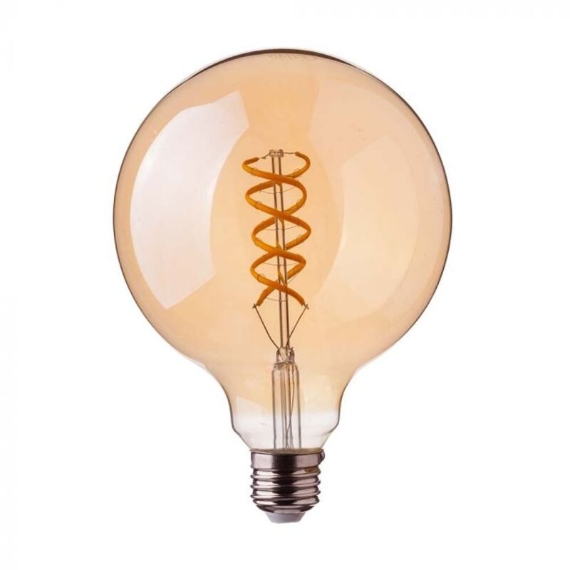Ampoule led E27 5W G95 Filament Ambre 1800K - V-tac