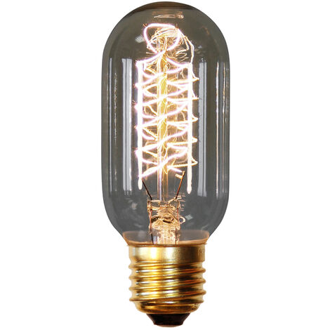 Ampoule Edison Valve Transparent Laiton, Verre, Metal - Transparent