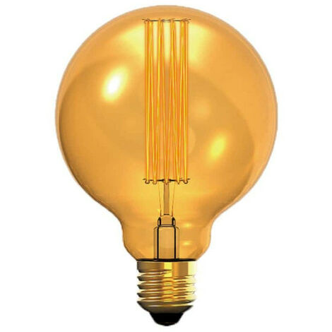 Ampoule Filament Incandescent XXCELL Globe Ambré Vintage - E27 - 40W - Ambré