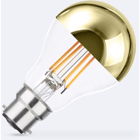 Ampoule Filament LED B22 8W 800 lm A60 Gold Reflect No Flicker 2200K Super chaud