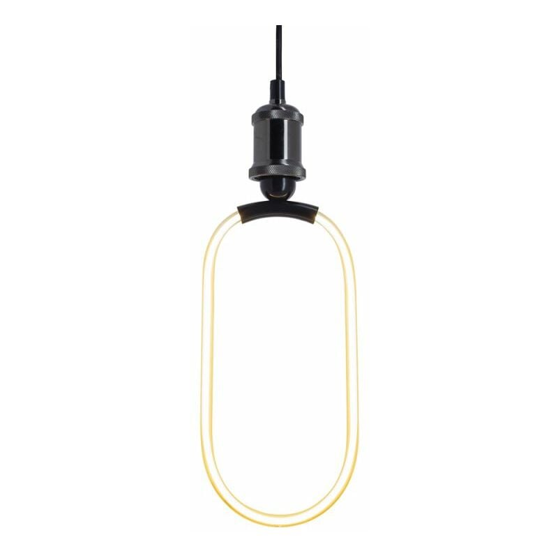 Ampoule Filament led déco Ellipse Ovale, culot E27, conso. 8W, 800 lumens, Blanc chaud - RFDE800EO - Xanlite