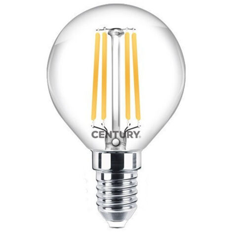 Ampoule Filament Led E14 4 W Ronde Blanc Froid