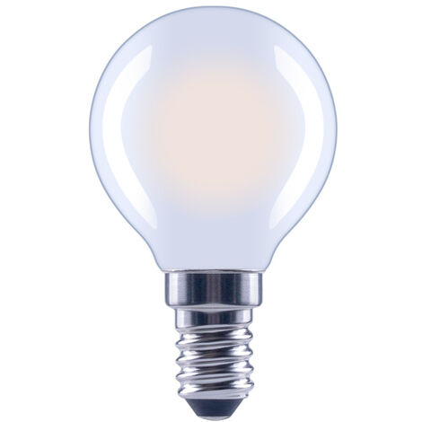 AMPOULE FILAMENT LED, E14, 470LM REMP. 40W, AMP. GOUTTE, MATE, BLC CHD XAVAX