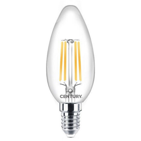 Ampoule Filament Led E14 6 W Olive Blanc Chaud Puissance 60