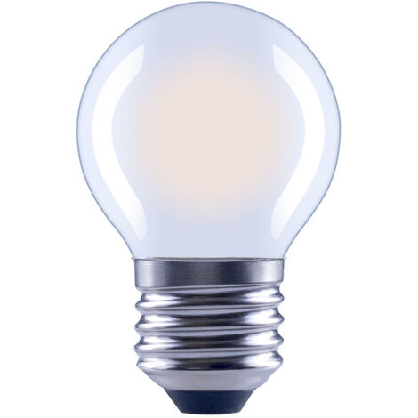 AMPOULE FILAMENT LED, E27, 470LM REMP. 40W, AMP. GOUTTE, MATE, BLC CHD XAVAX