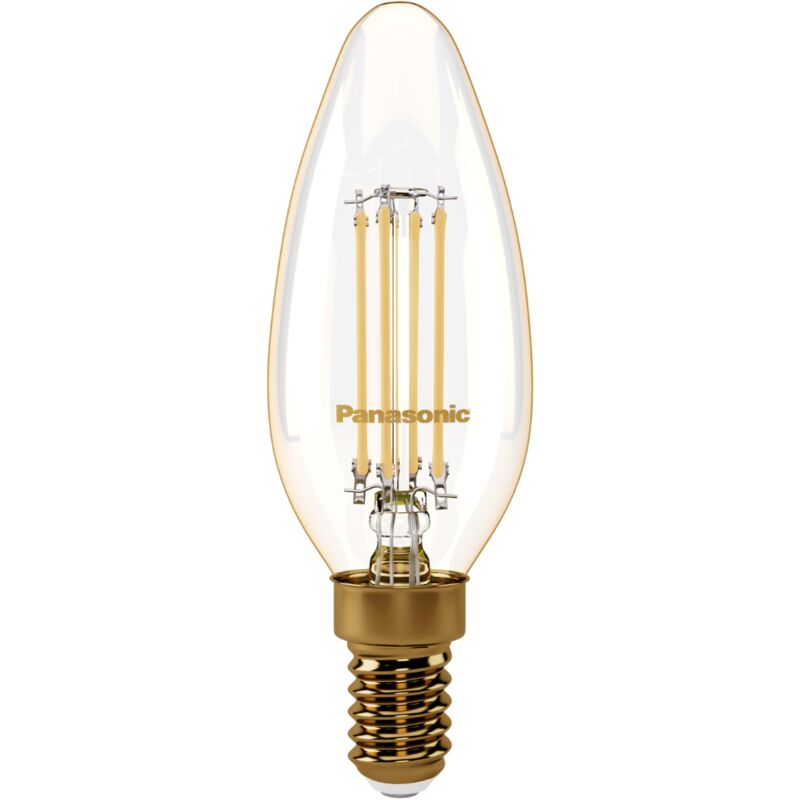 Ampoule flamme filament led E14 2.2W 2000K Panasonic Ampoule flamme filament led E14 2.2W 2000K Panasonic