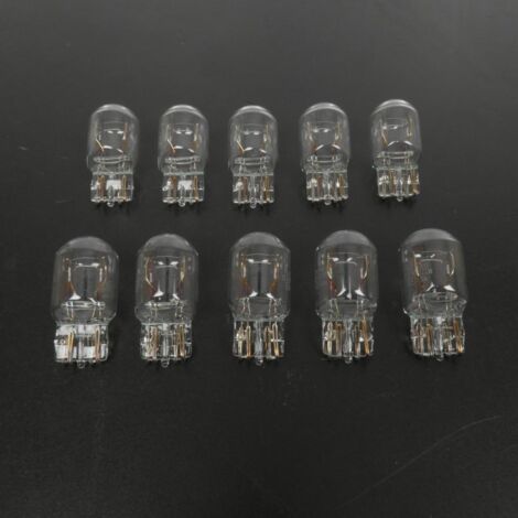 Ampoule Flosser 12V 21/5W T20 blanche W3x16q pour moto scooter