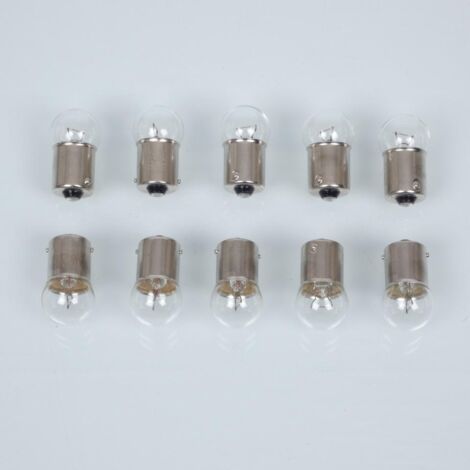 Ampoule Flosser 6V 10W culot BA15s type R10W pour moto auto 14023