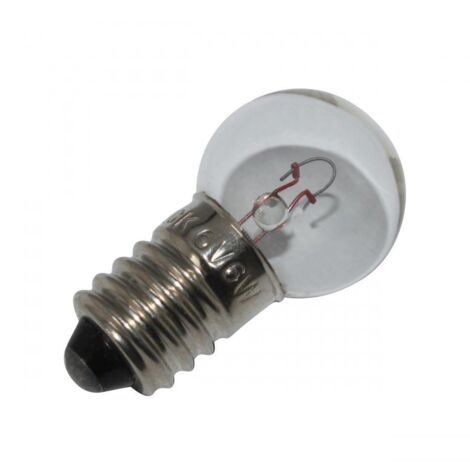 Ampoule Flosser pour mobylette 6V 6W E10 culot à vis G14