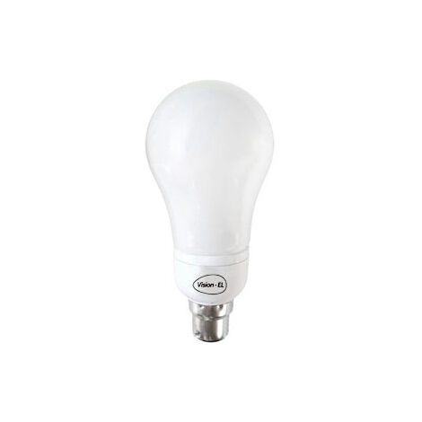 ampoule fluocompacte b22 9 watts forme poire
