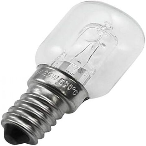 Ampoule Four - Halogène E14 - 25 W - Résistante à 500 °C - Pour Four Électrique ou À Gaz - Lot de 1