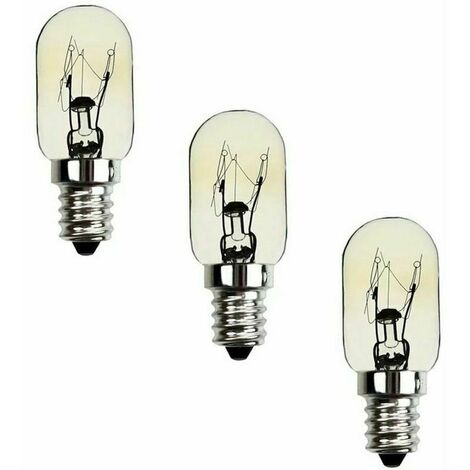 Ampoule Frigo 15W E12,Betterlife Ampoule à Incandescence de Machine à Coudre SES Culot E12 Blanc Chaud 2700K Ampoule Refrigerateur 220V pour Congélateur, Machine à Coudre (Lot de 3).