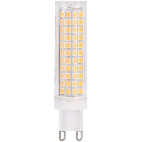 Ampoule G9 136LED 15W 1200LM, ampoule de maïs BiPin en céramique à intensité variable pour l'éclairage intérieur de la maison (blanc chaud 110V)