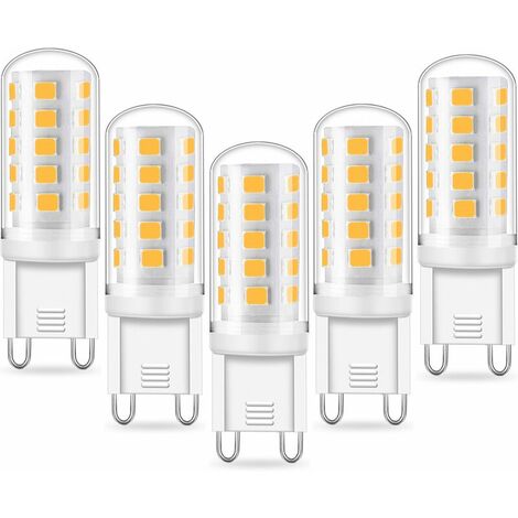 PURSNIC Ampoule Led G9, 3W G9 Led Lampes(Équivalent à 33W Halogène Ampoules  G9), Led G9 Ampoules Blanc Froid 6000K, sans Scintillement, 360 Degrés  Angle, AC 220-240V, Lot de 10 : : Luminaires