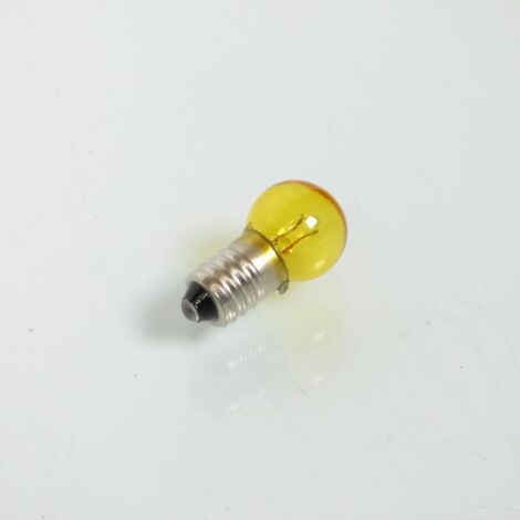 Ampoule Générique pour deux roues ampoule jaune vis E10 6V 2.4W