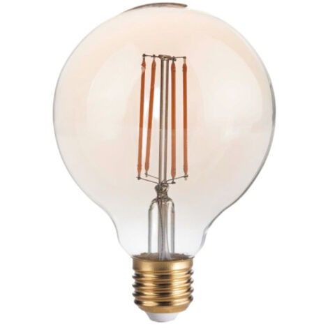 Ampoule Globe Ambré E27 Filament 4w
